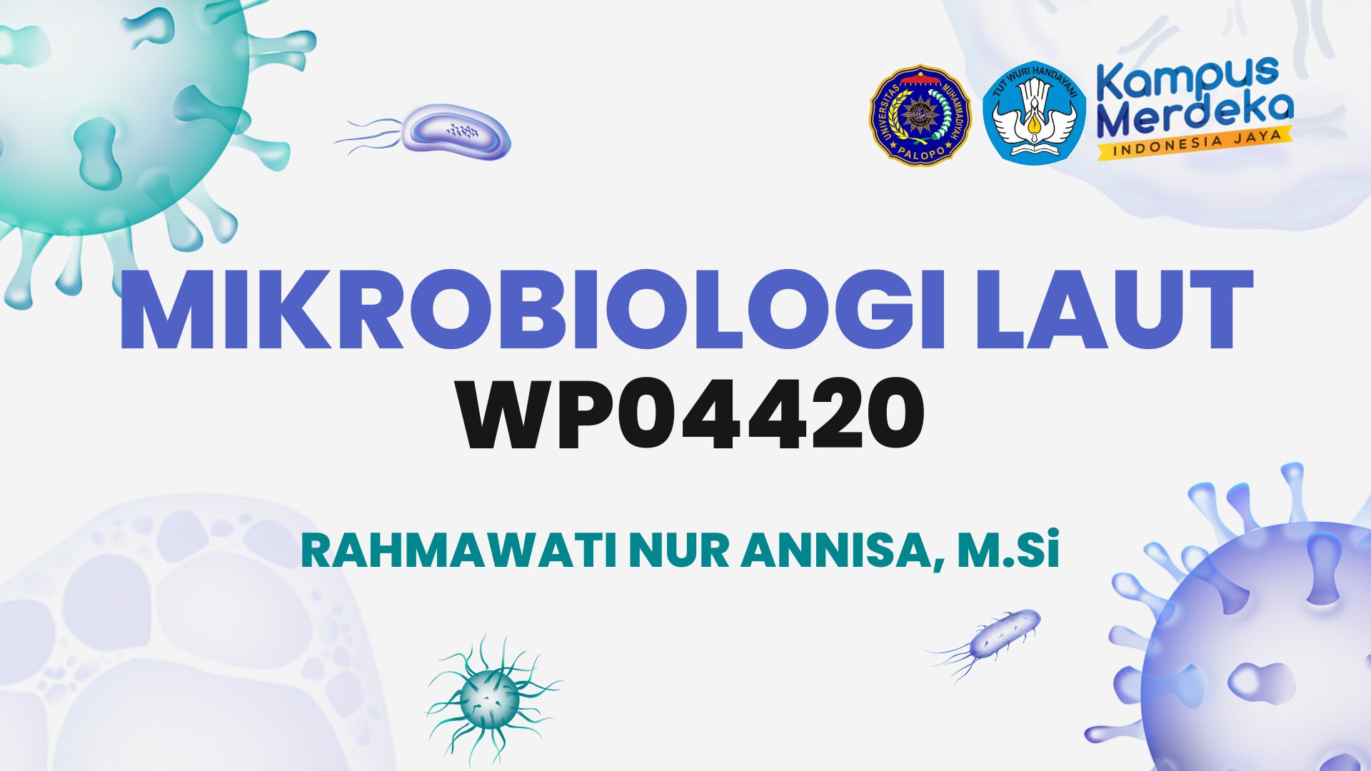 MIKROBIOLOGI LAUT (3 SKS) (WP04420)